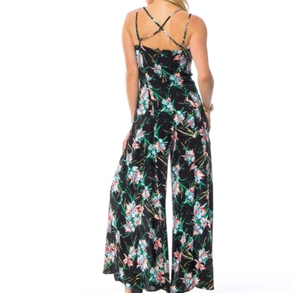 BOHO FLORAL JUMPSUIT - Picture 3 of 4